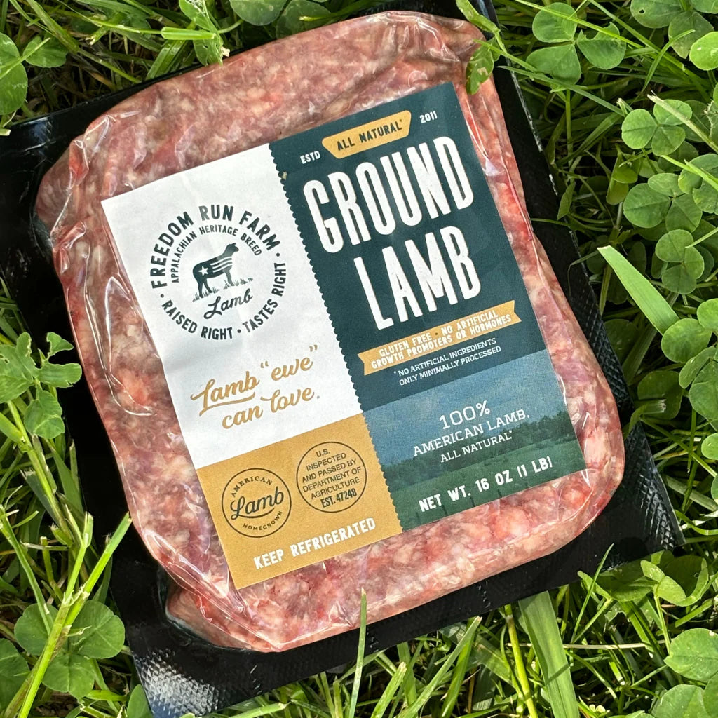 Ground Lamb: 8-pack (1 lb each)